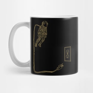 Astronaut unplugged space walk Mug